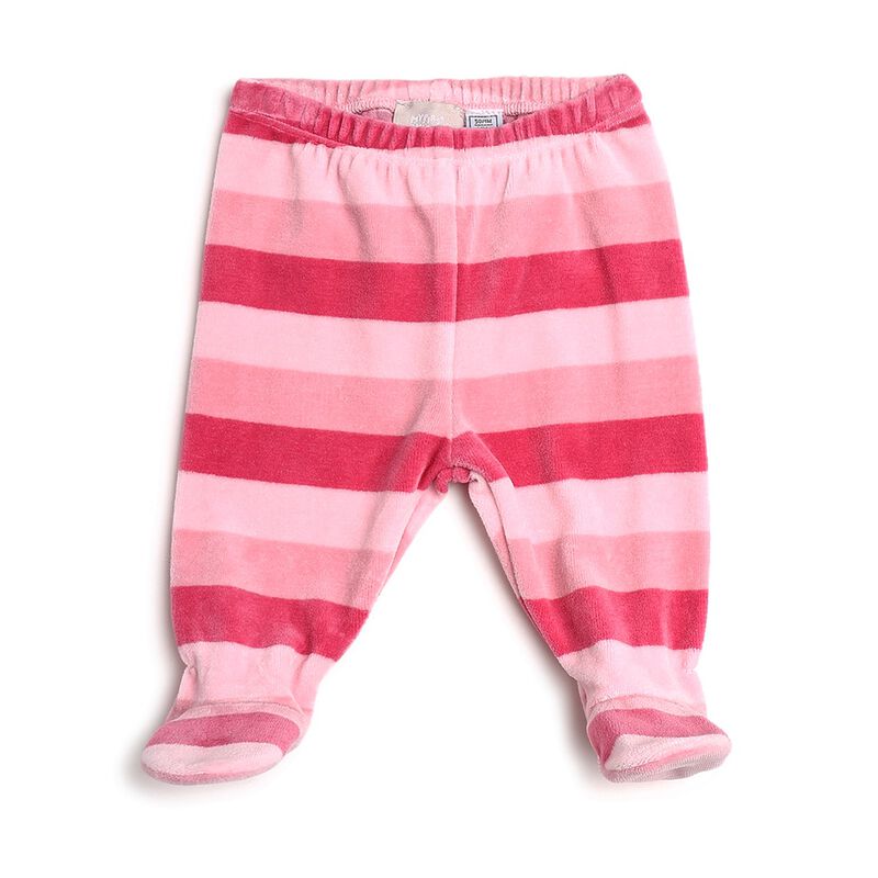 Girls Medium Pink Smock with Legging Set image number null
